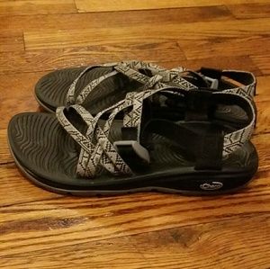 Grey Strappy Chaco Sandals